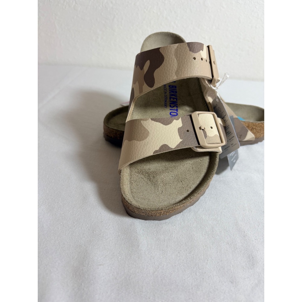 Birkenstock Arizona Slide 37 Desert Camo New Soft Footbed Camouflage Sandals 6